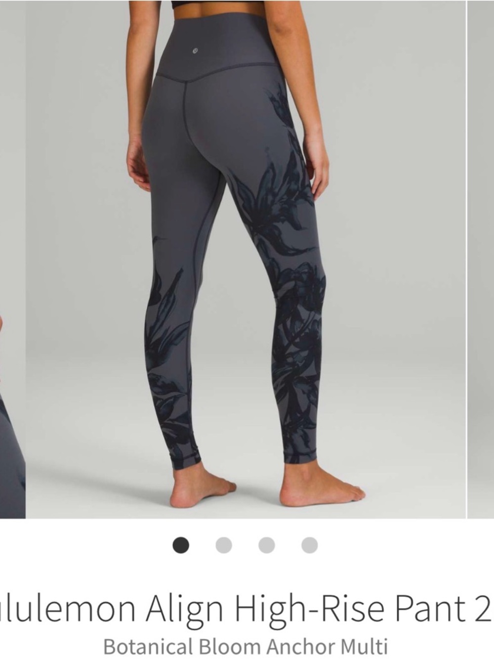 (ISO not for sale) lululemon Align High-Rise Leggings in Botanical Bloom Green - Picture 2 of 2